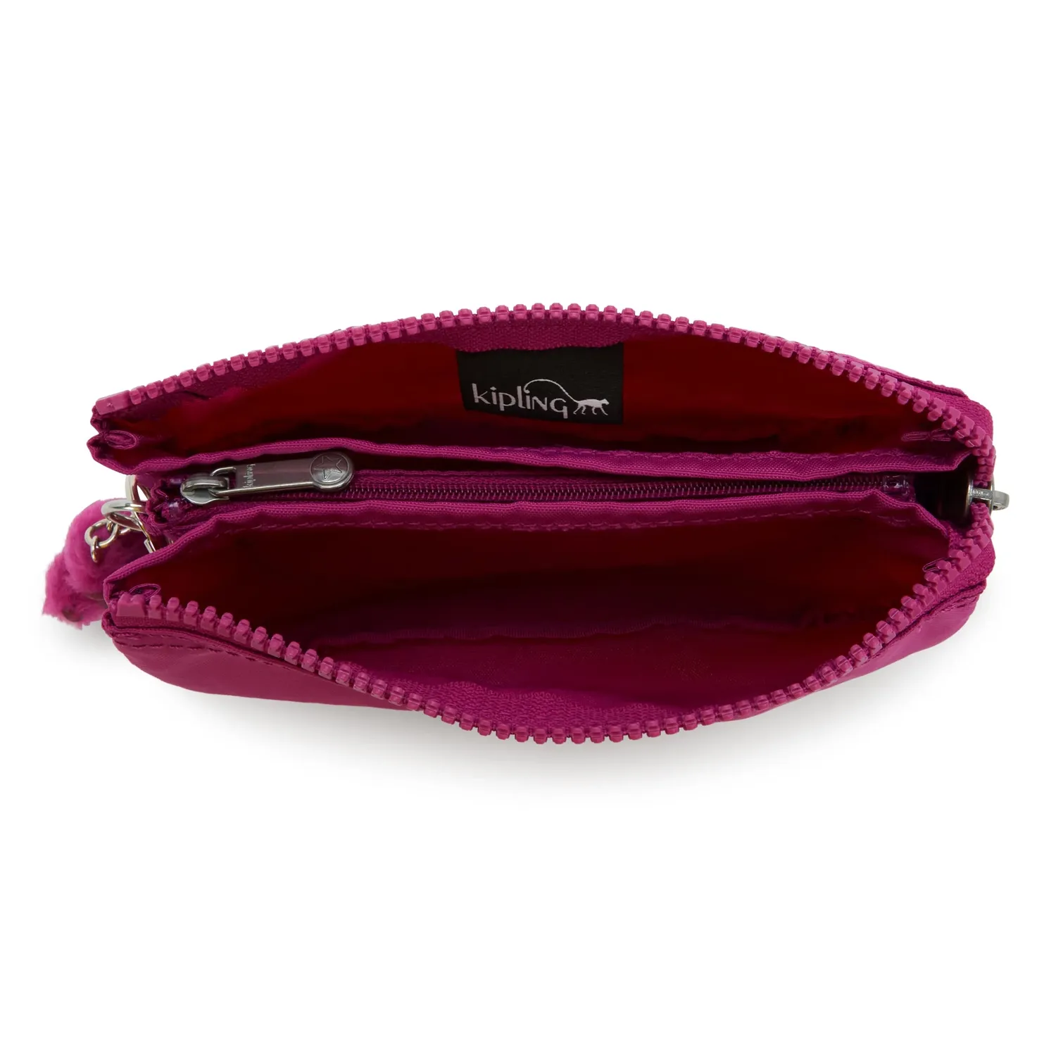 Kipling Creativity L etui Purple Wine groot nylon