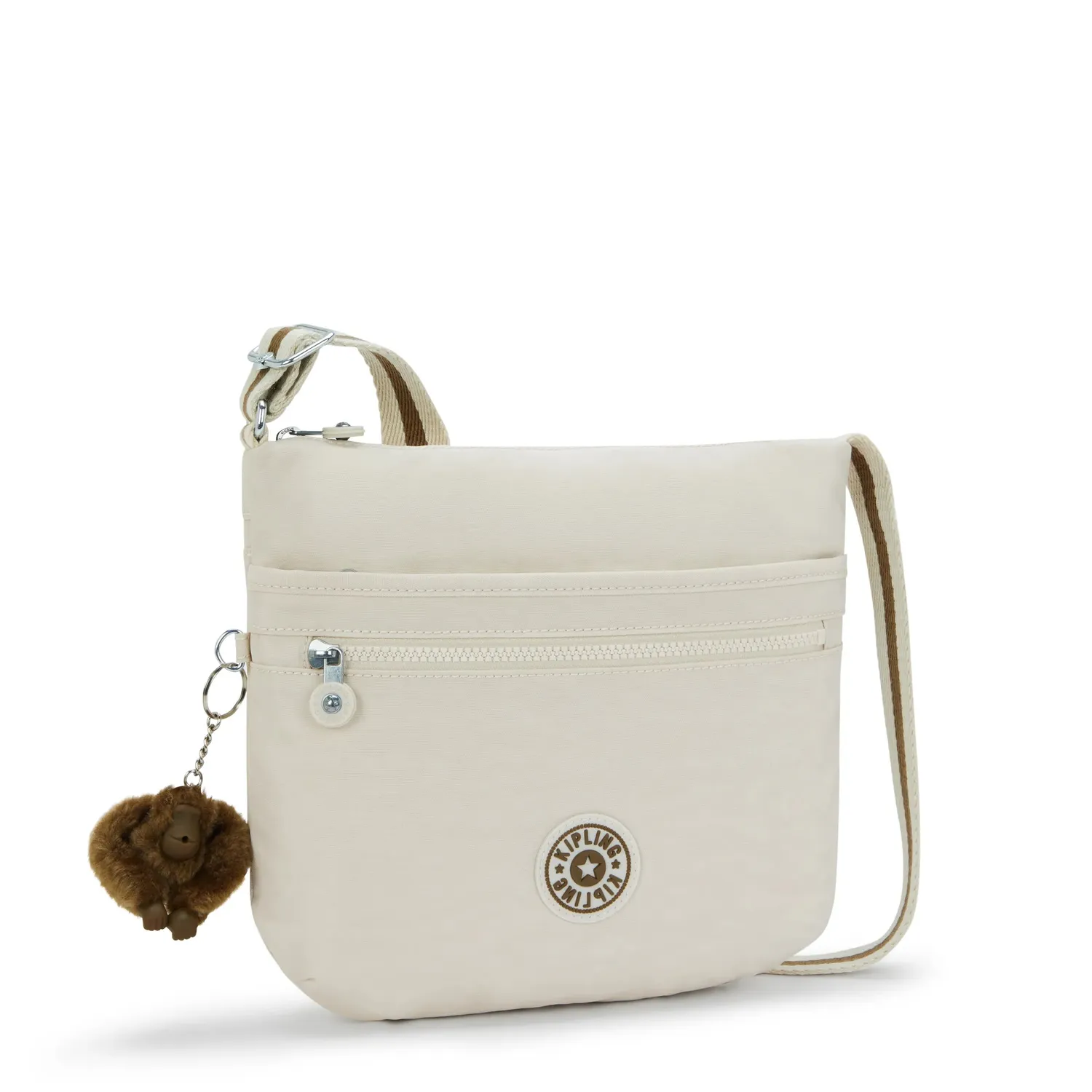 Kipling Arto schoudertas Medium Soft Sand licht