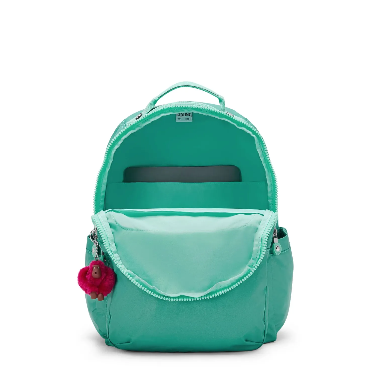 Kipling Seoul rugzak Groot Oasis Mint metallic