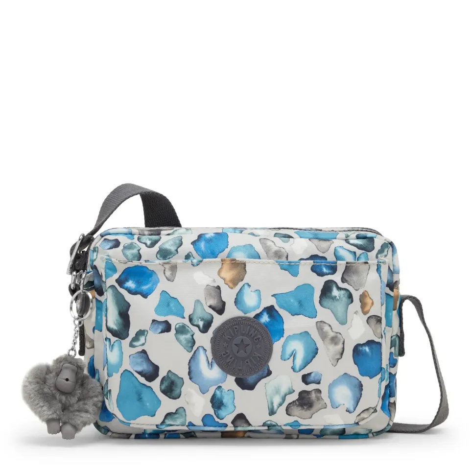 Kipling Abanu M schoudertas Medium Mineral Stone dubbel vak