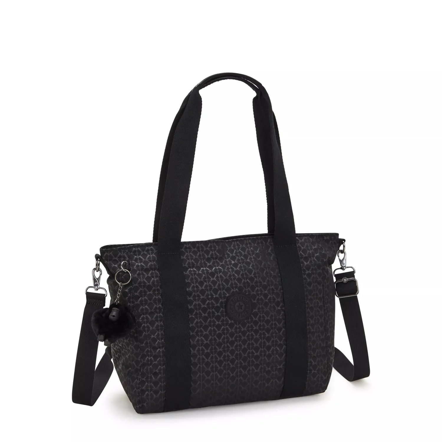Kipling Asseni S shopper Signature Emb klein met schouderriem