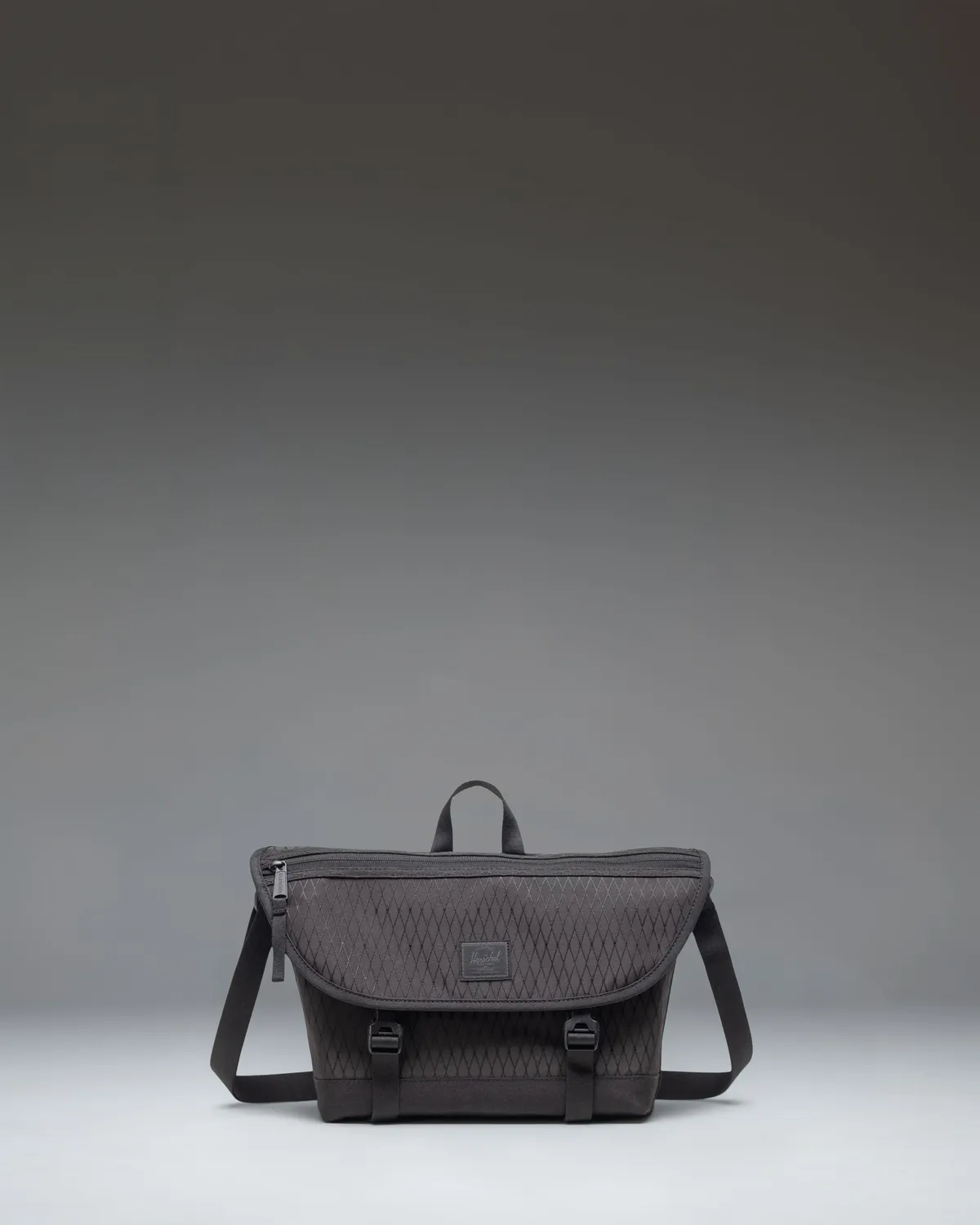 Herschel Cove Messenger Small schoudertas raven crosshatch