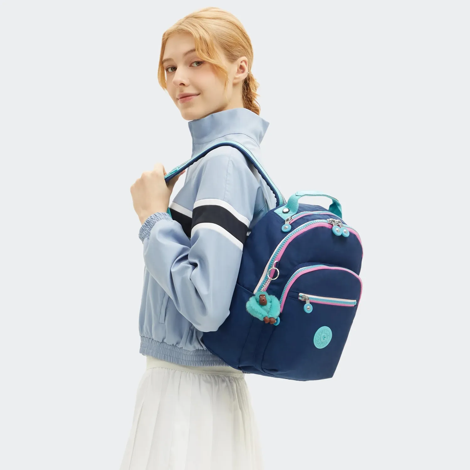 Kipling Seoul S rugzak Klein Resort Navy 11 inch