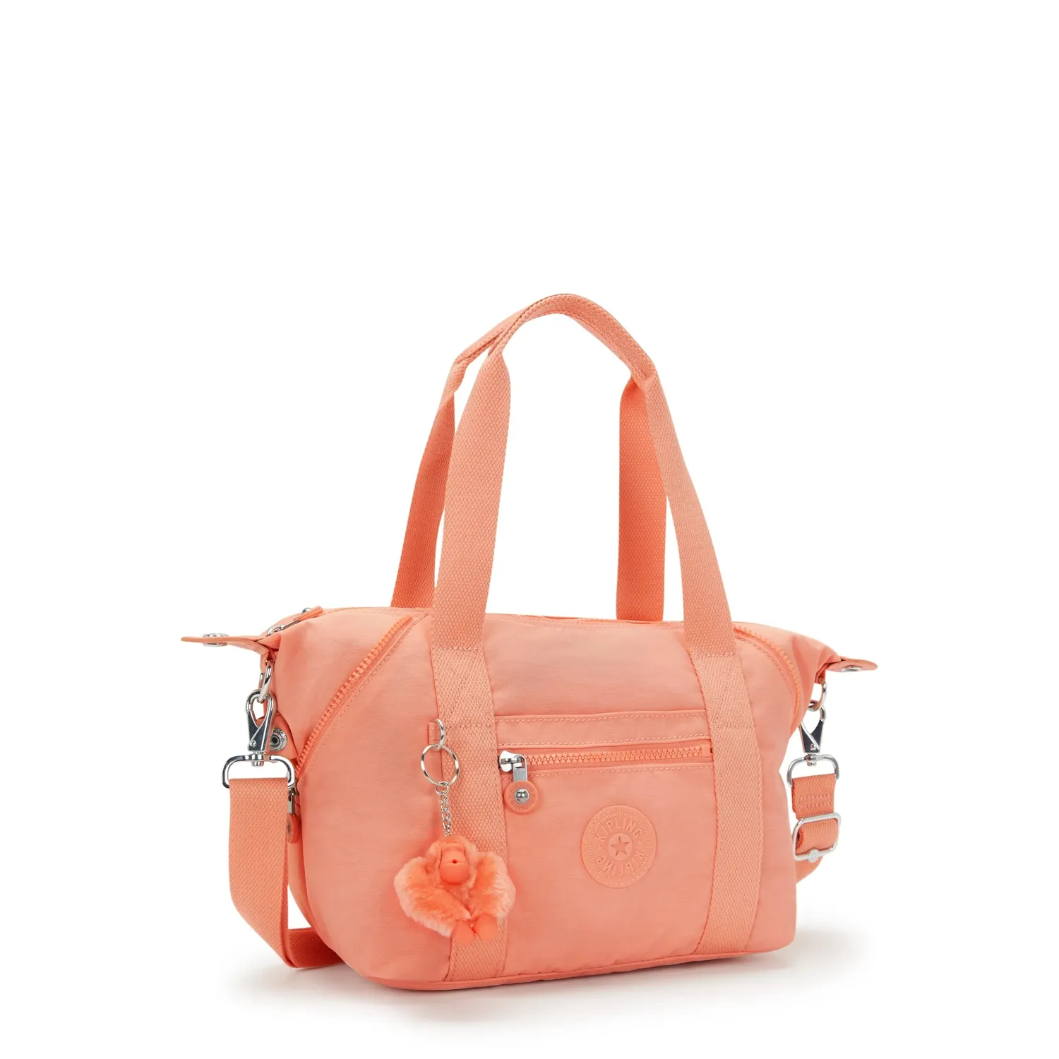 Kipling Art Mini schoudertas Pinky Orange klein waterafstotend