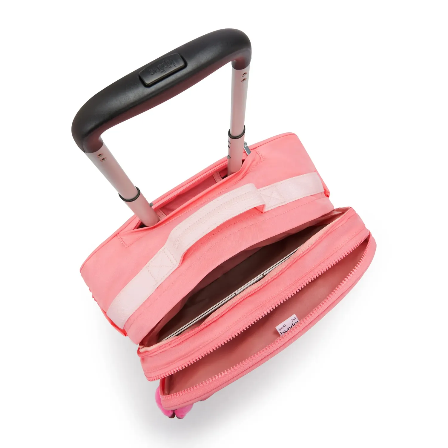 Kipling New Storia schooltas met wielen Coral Sea Groot trolley