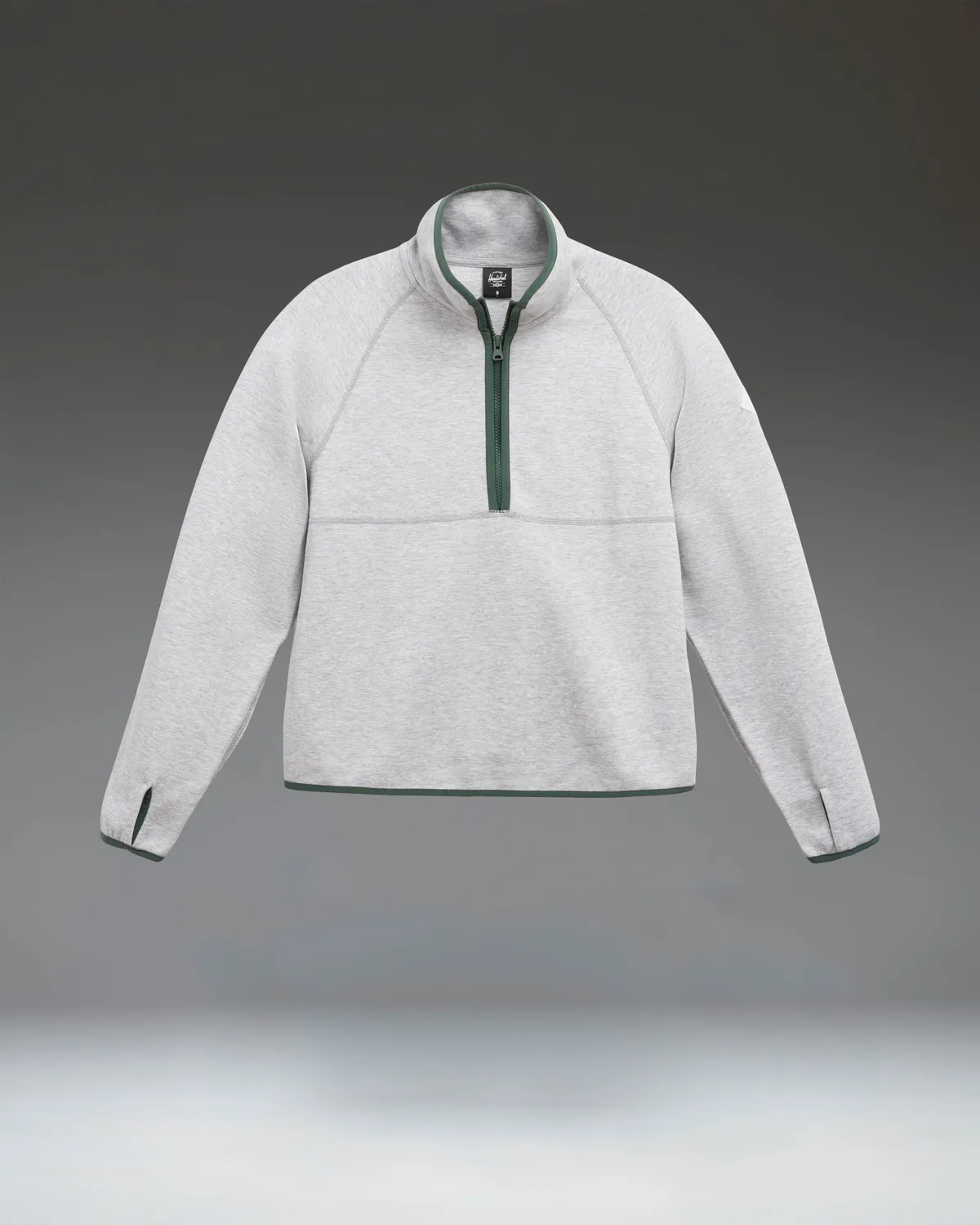 Herschel Performance Quarter Zip trui dames zwart
