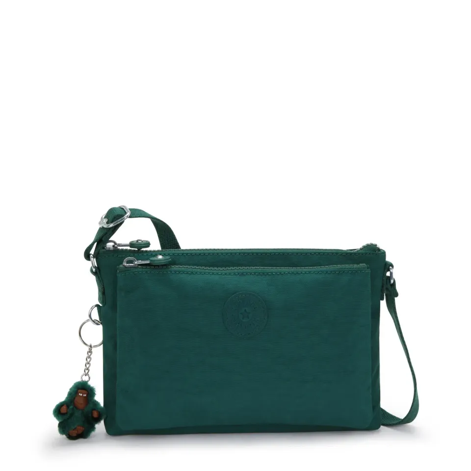 Kipling Mikaela schoudertas klein Deep Fern groen