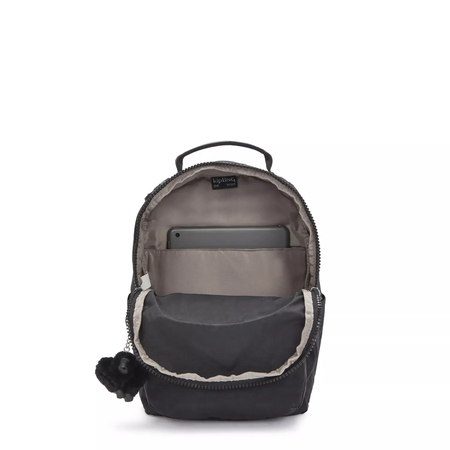 Kipling Seoul S rugzak klein Black Noir 11 inch