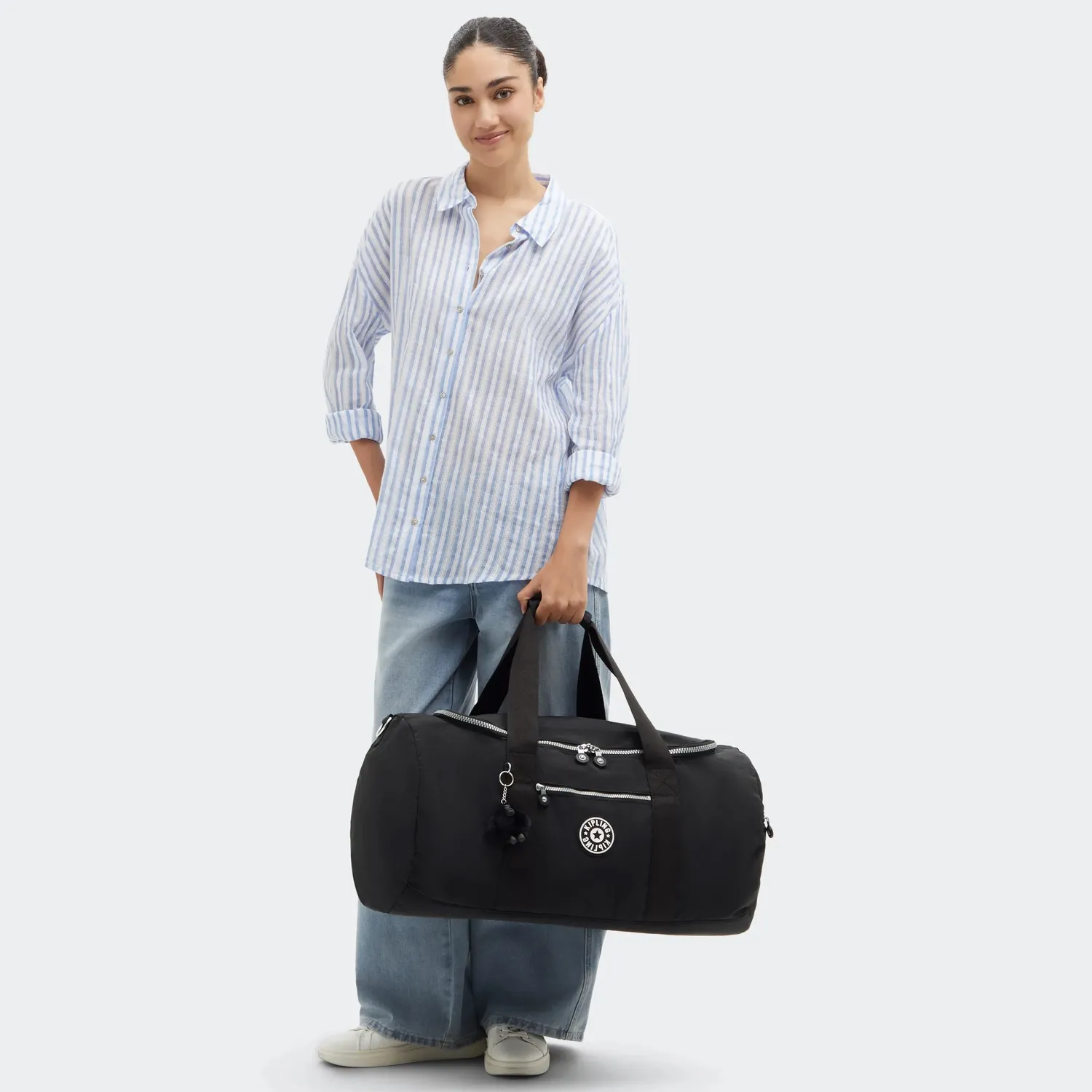 Kipling Argus M Duffeltas Rapid Black Groot waterafstotend