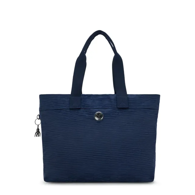 Kipling Colissa Up shopper Groot Night Ocean Jacquard laptopvak