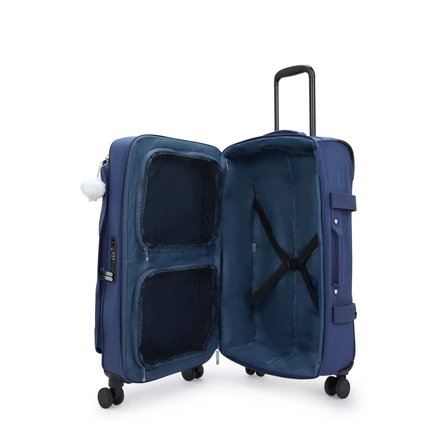 Kipling Spontaneous M koffer Medium Casual Blue TSA-slot