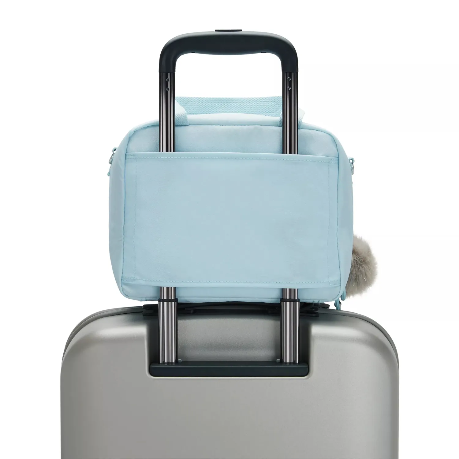 Kipling Miyo lunchtas Groot Bridal Blue geïsoleerd