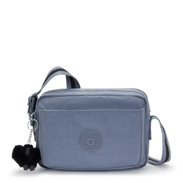 Kipling Abanu M crossbody tas Blue Stone – 2 vakken