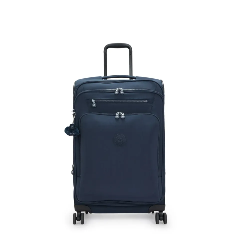 Kipling New Youri Spin M reiskoffer medium Blue Bleu