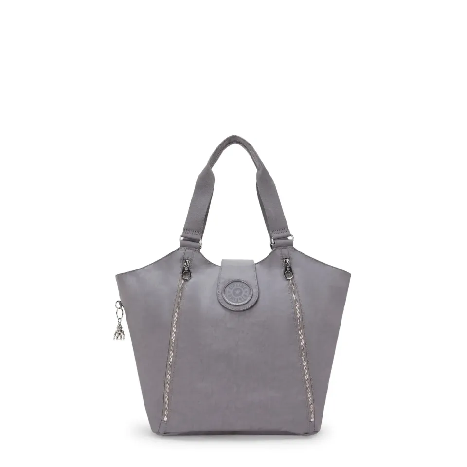 Kipling Recicely shopper Grey Spice medium vakken
