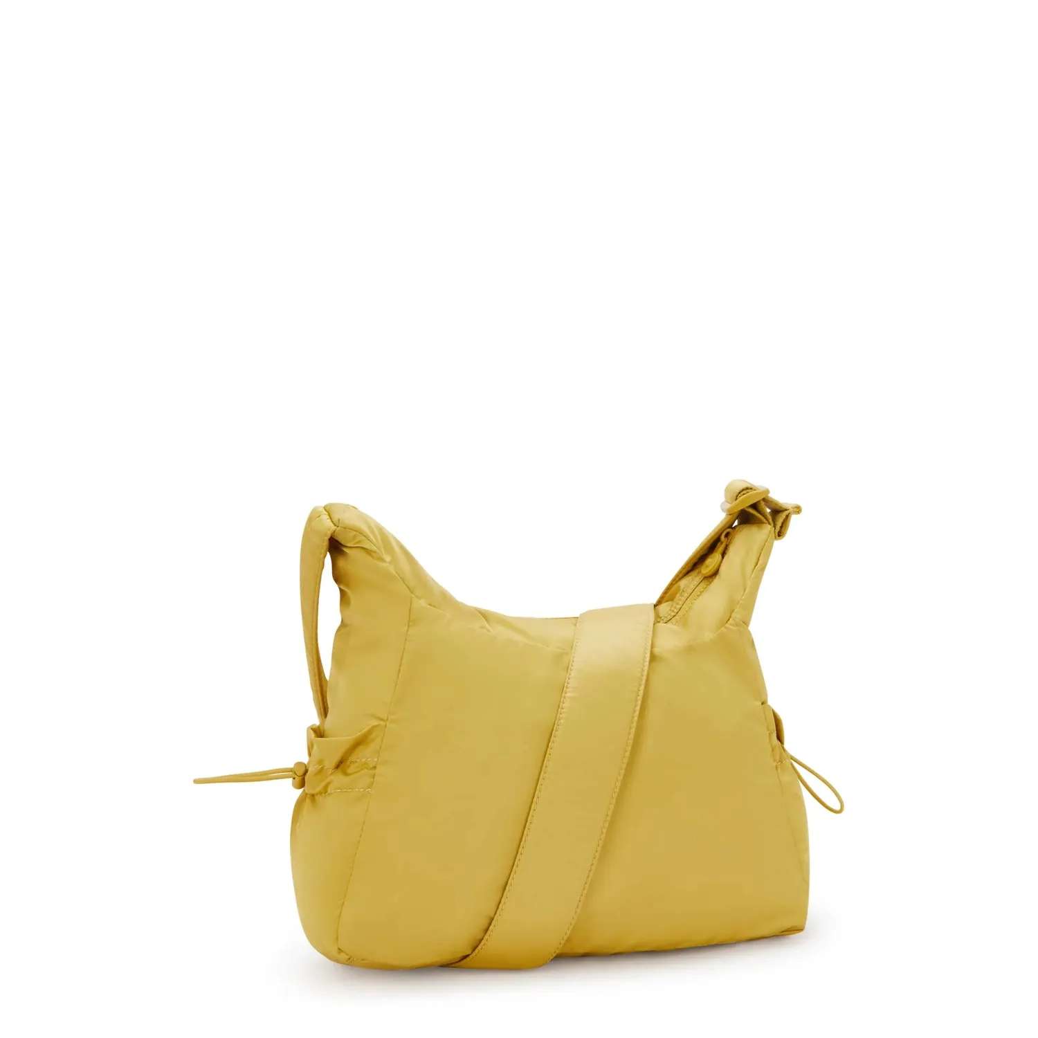Kipling Gabb S crossbodytas Daisy Yellow medium met trekkoordvakken