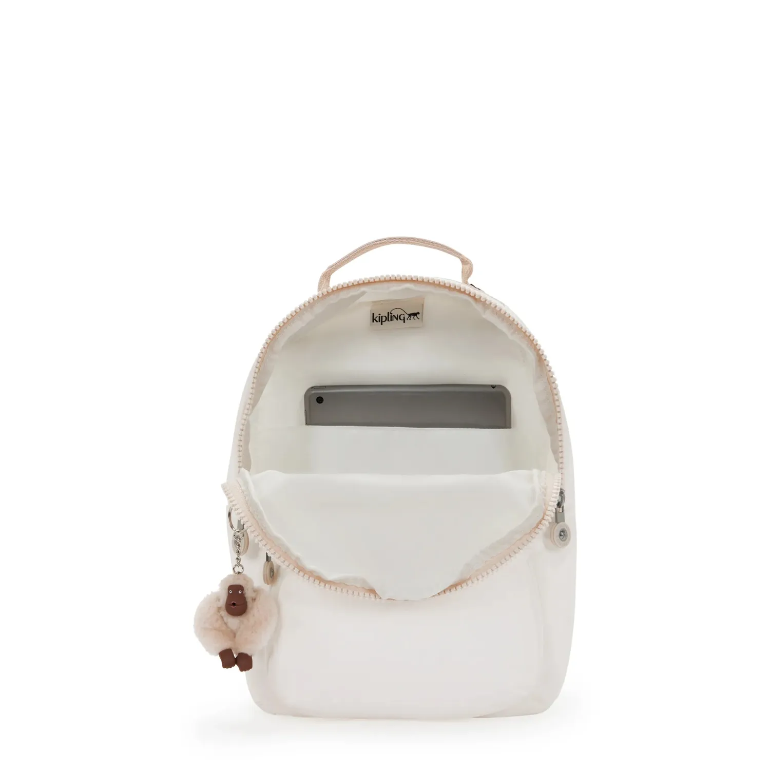 Kipling Seoul S rugzak Klein Pure White 11 inch tabletvak
