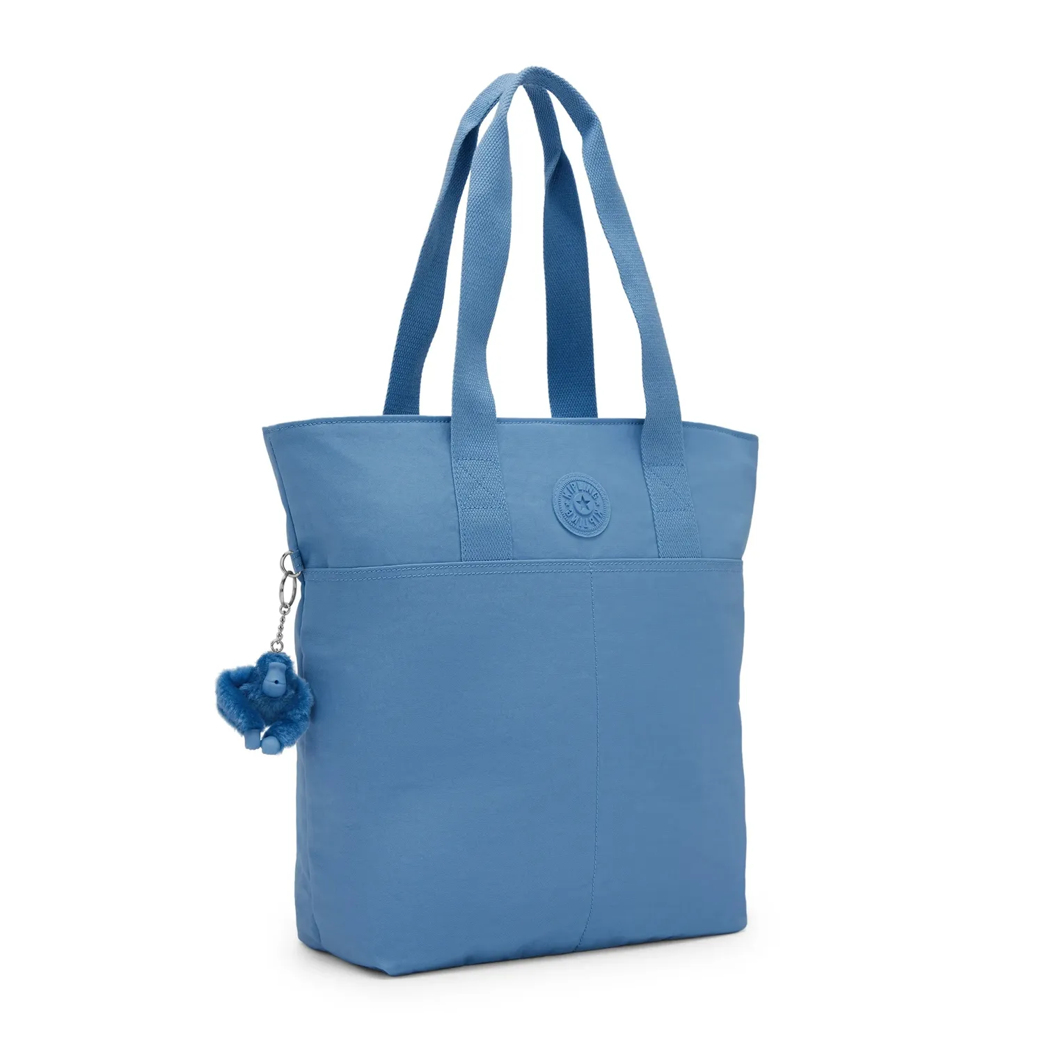 Kipling Hanifa schoudertas groot Vintage Blue laptop 15 inch