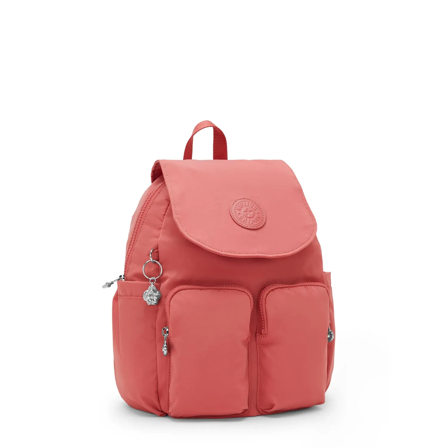 Kipling City Pocket S rugzak Misty Pink klein klepsluiting