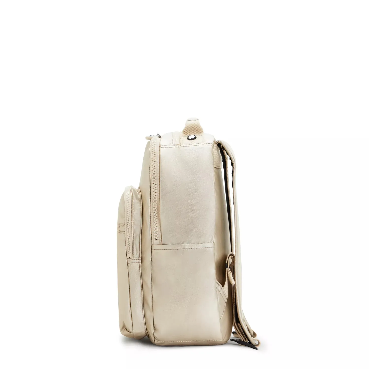 Kipling Seoul S kleine rugzak Starry Gold Metallic met 11 inch vak