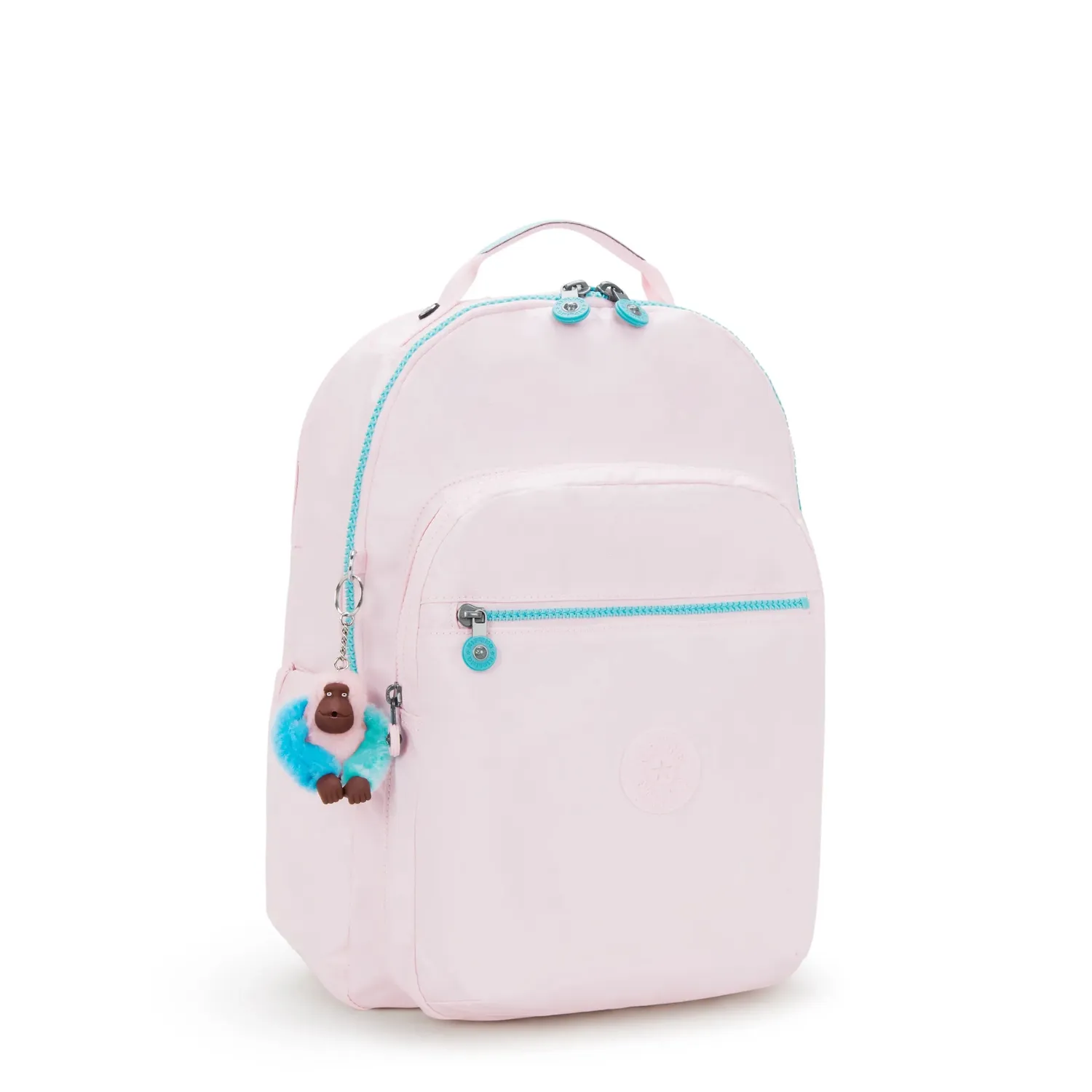 Kipling Seoul Lap rugzak Sea Pink Metallic Groot