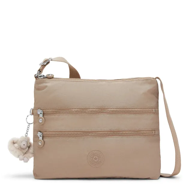 Kipling Alvar crossbody Medium Tan Beige ritstas
