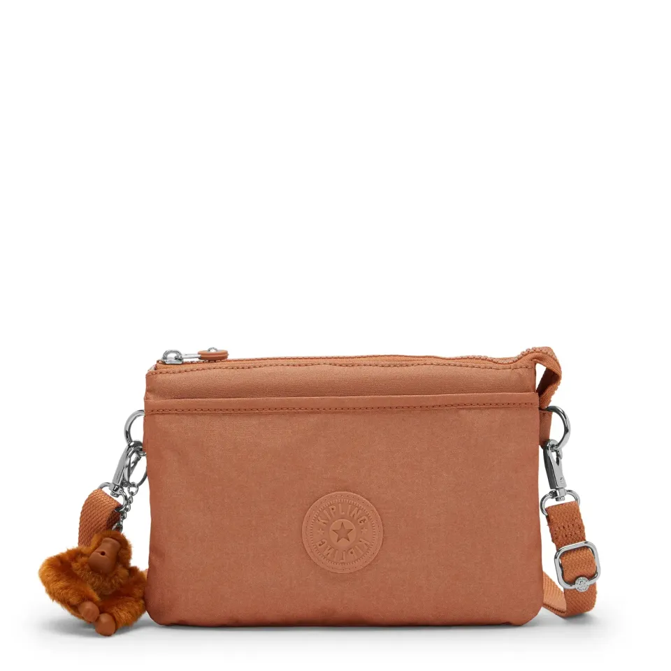 Kipling Riri crossbodytas Klein Copper Glimmer metallic
