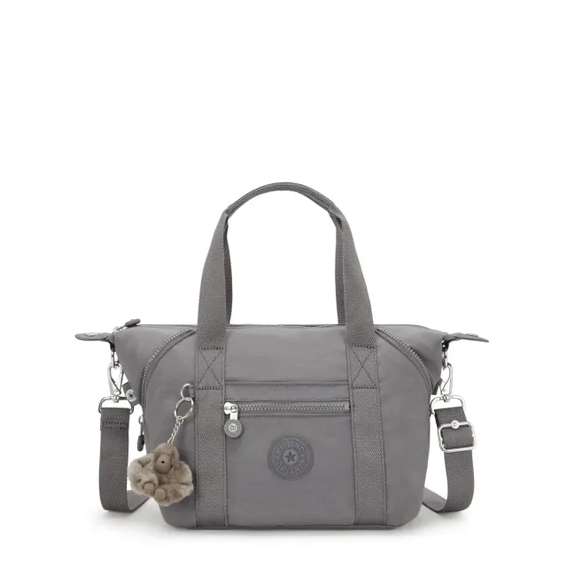 Kipling Art Mini schoudertas Inviting Grey klein waterafstotend