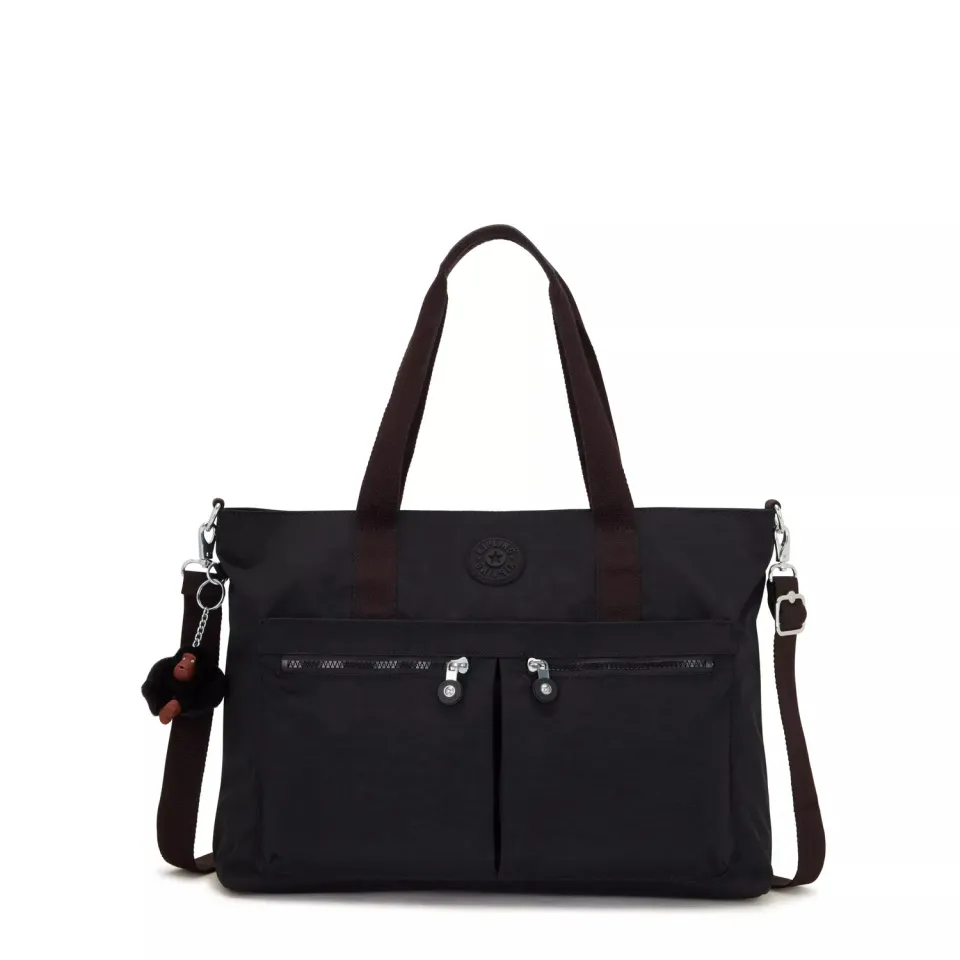 Kipling Natalie draagtas groot Black Tonal werk