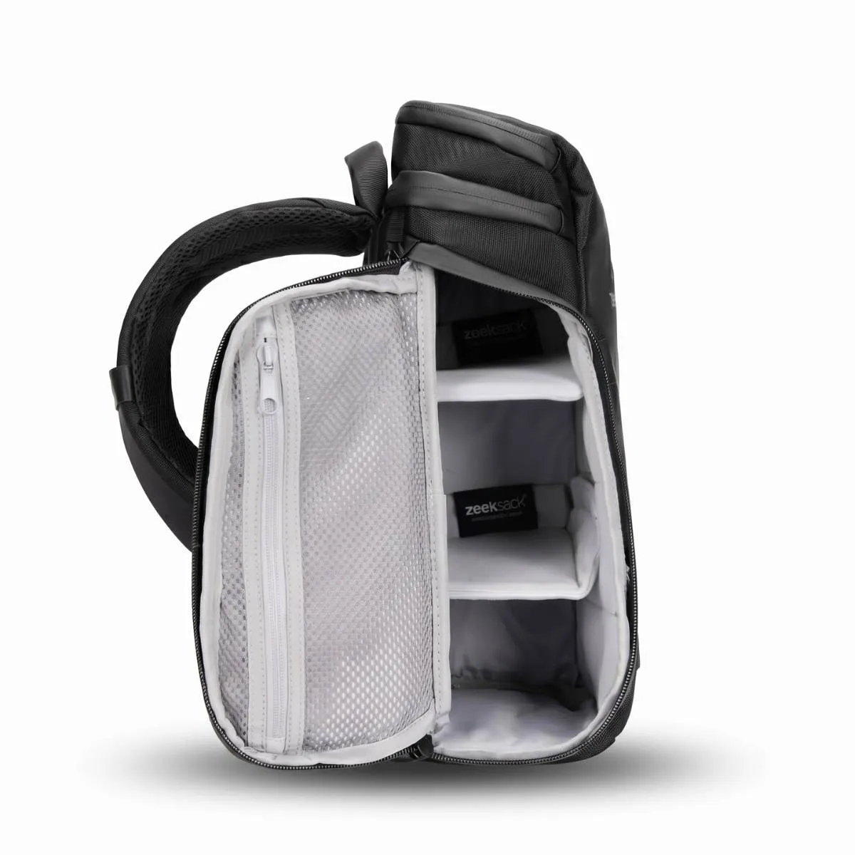 Zeeksack The Organizer 10L rugzak zwart personal item