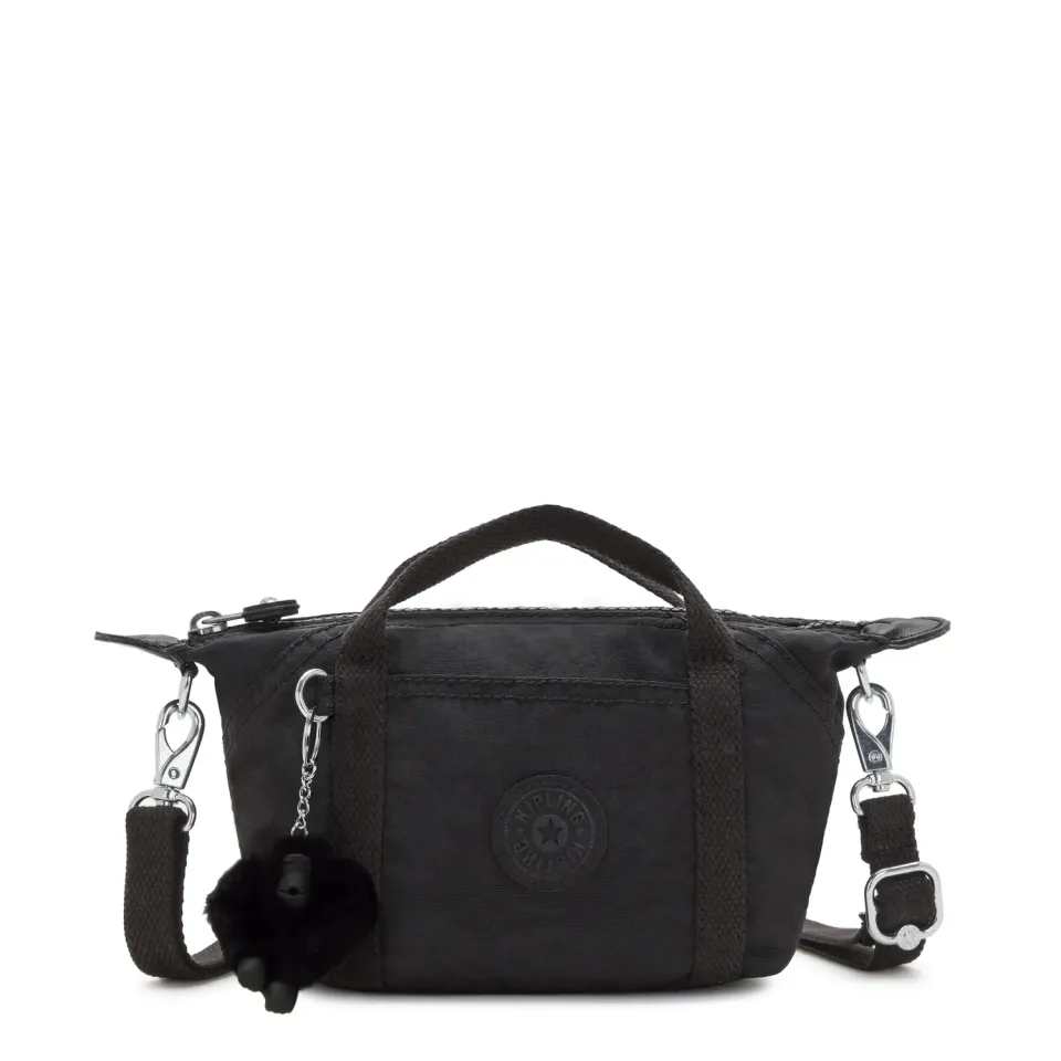 Kipling Art Compact crossbody tas black noir klein waterafstotend
