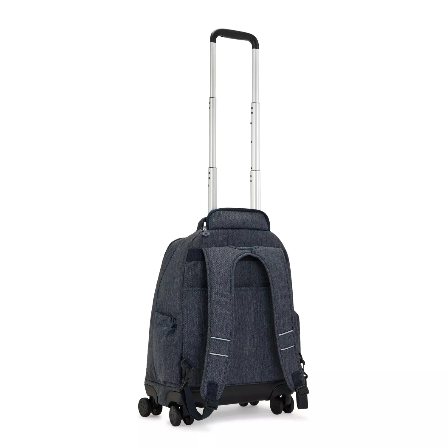 Kipling New Zea rugzak met wielen Marine Navy Groot stevige rits