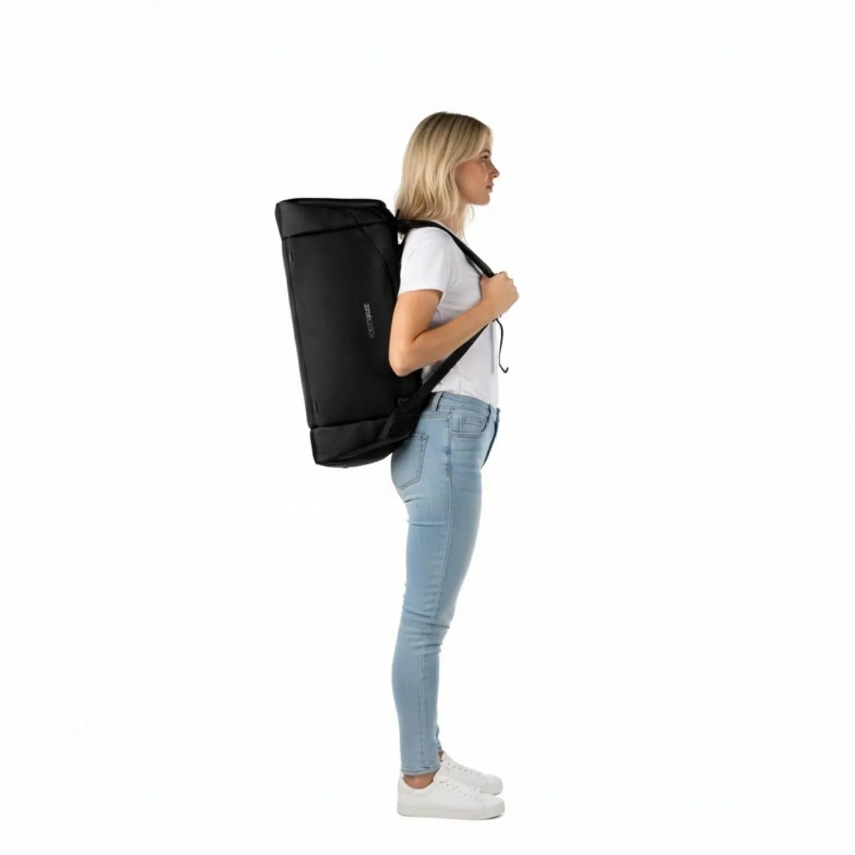 Zeeksack The Weekender 50L reistas zwart 50 liter schuhfach