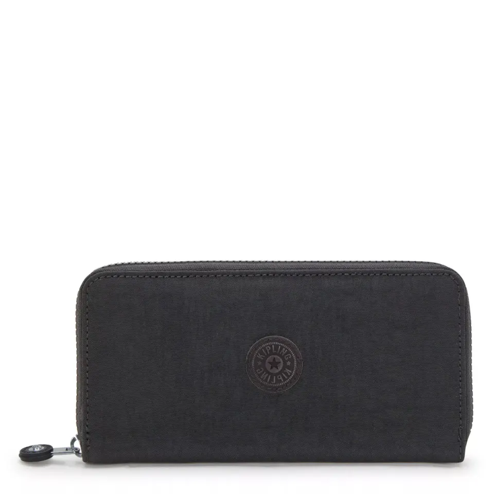 Kipling Money World portemonnee Black Noir groot met rits