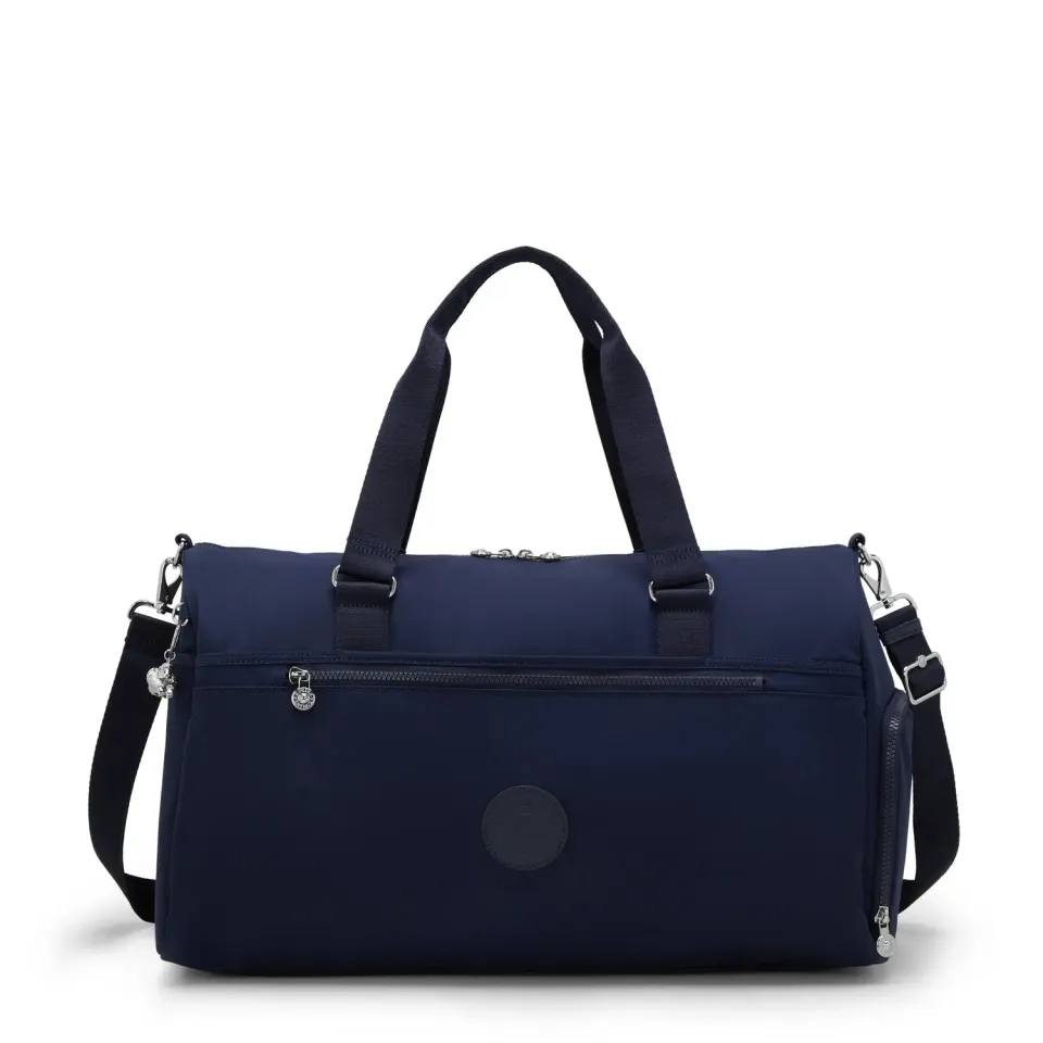 Kipling Dulcie weekendtas Infinite Blue groot schoenenvak