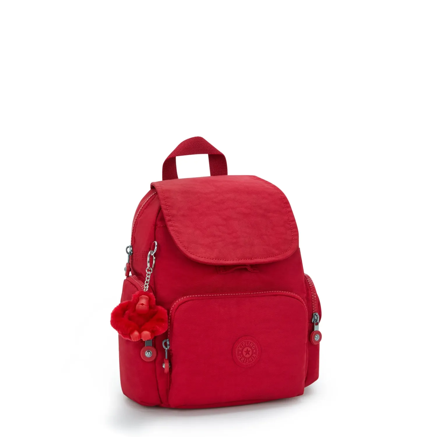 Kipling City Zip Mini rugzak Ruby Red extra klein rood