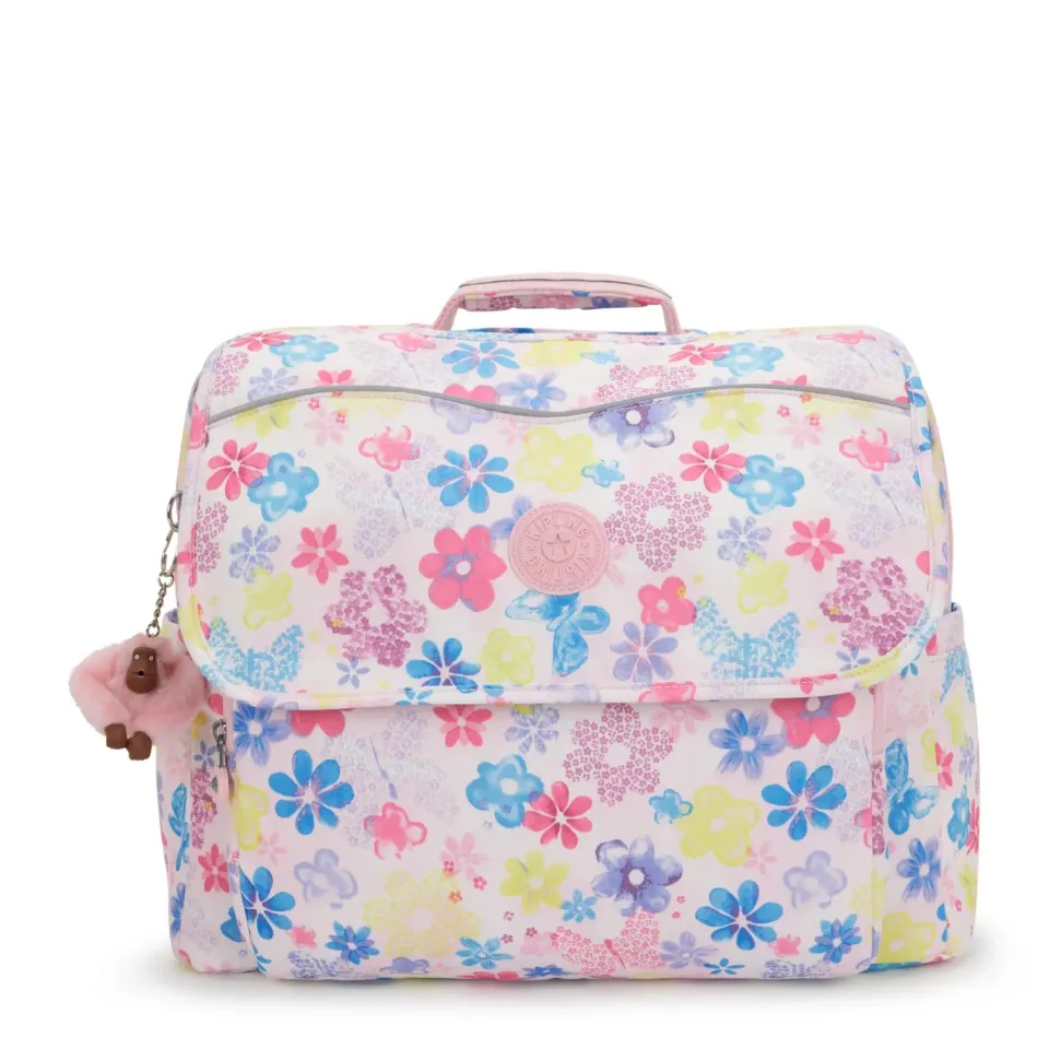 Kipling Codie L schoolrugzak Flower Stamp groot A4