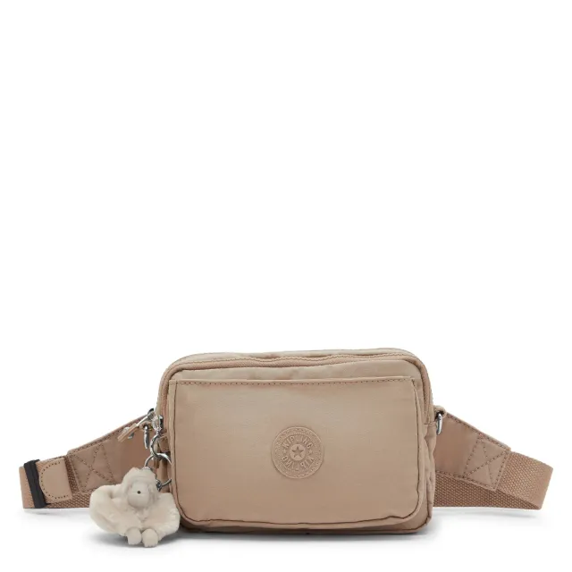 Kipling Abanu Multi crossbody tas Tan Beige klein verstelbaar