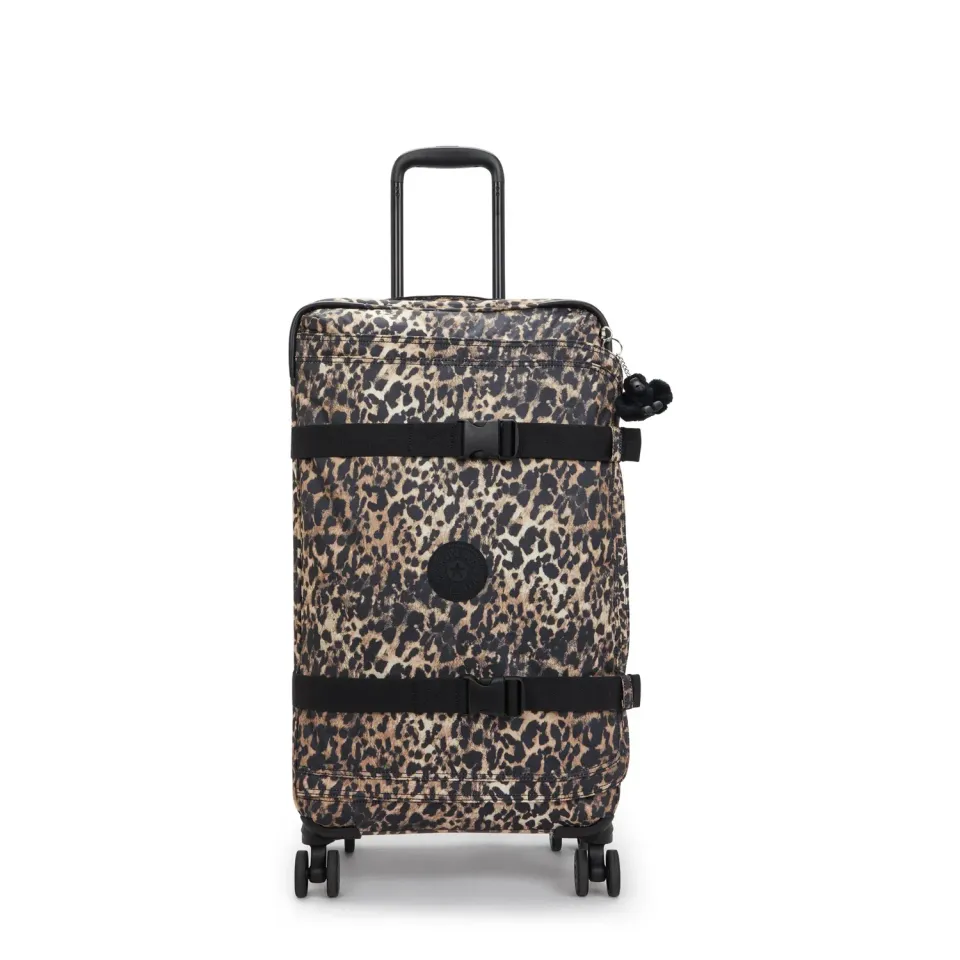 Kipling Spontaneous M koffer Medium Wild Leopard TSA-slot