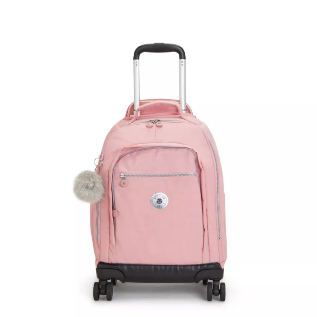 Kipling New Zea trolley Bridal Rose met wielen laptopvak