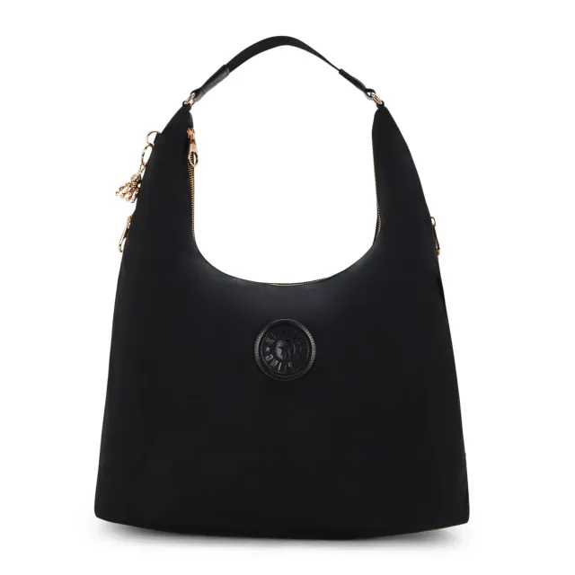 Kipling Eanna Zip schoudertas Black Rose Spice medium A4