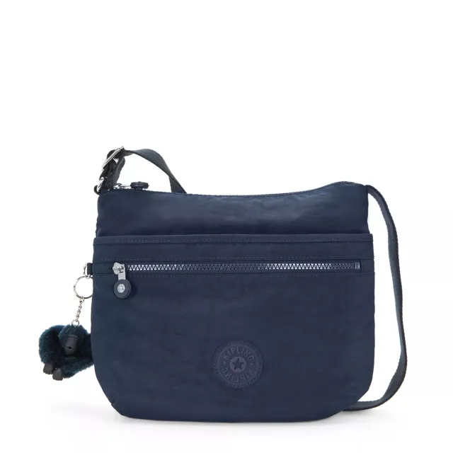 Kipling Arto schoudertas Medium Blue Bleu 2 waterafstotend