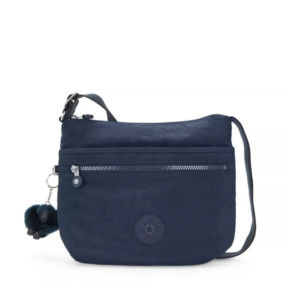 Kipling Arto schoudertas Medium Blue Bleu 2 waterafstotend
