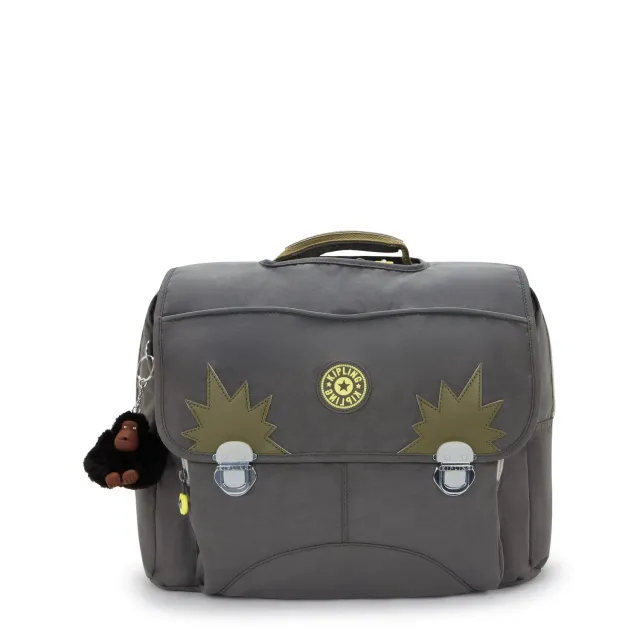 Kipling Iniko schoolrugzak Medium Back to Grey waterafstotend