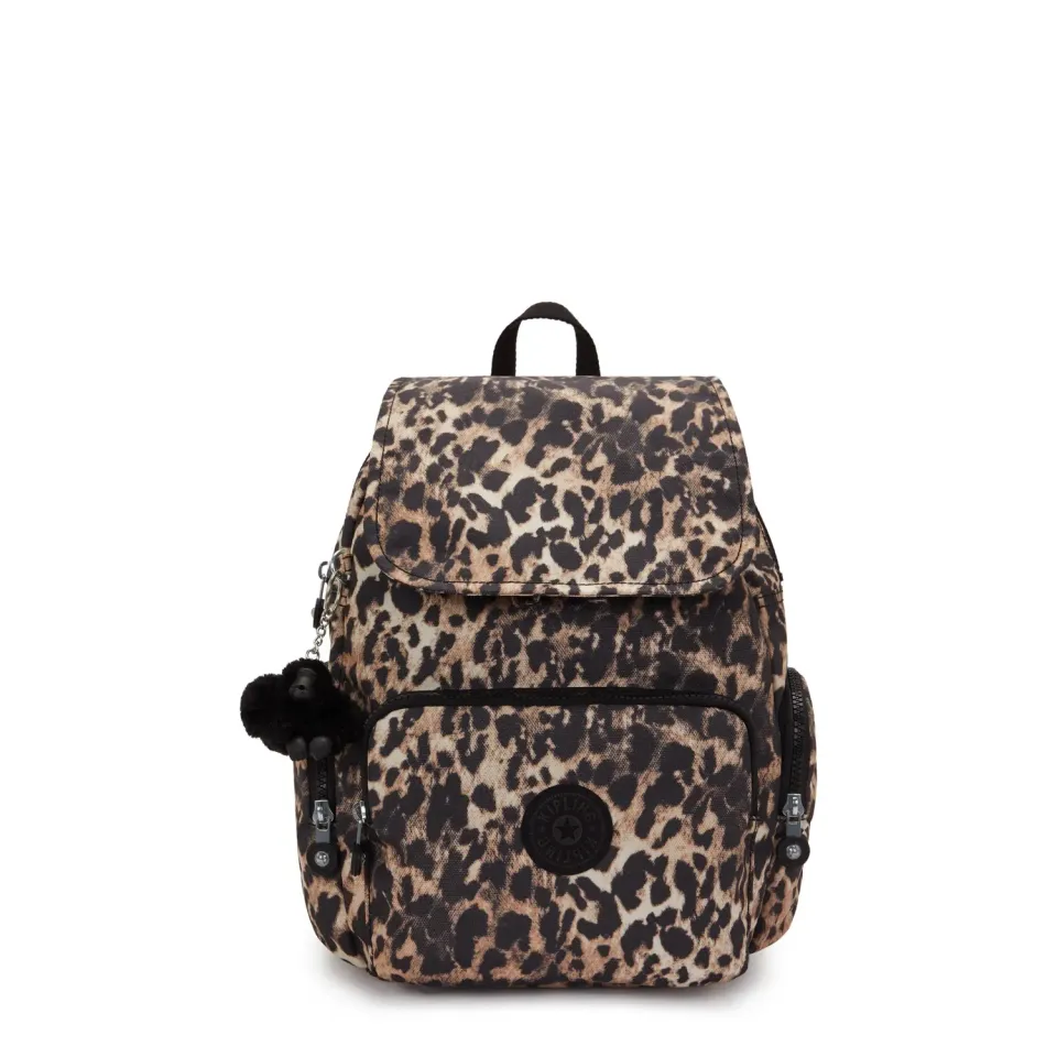 Kipling City Zip S rugzak Klein Wild Leopard compact