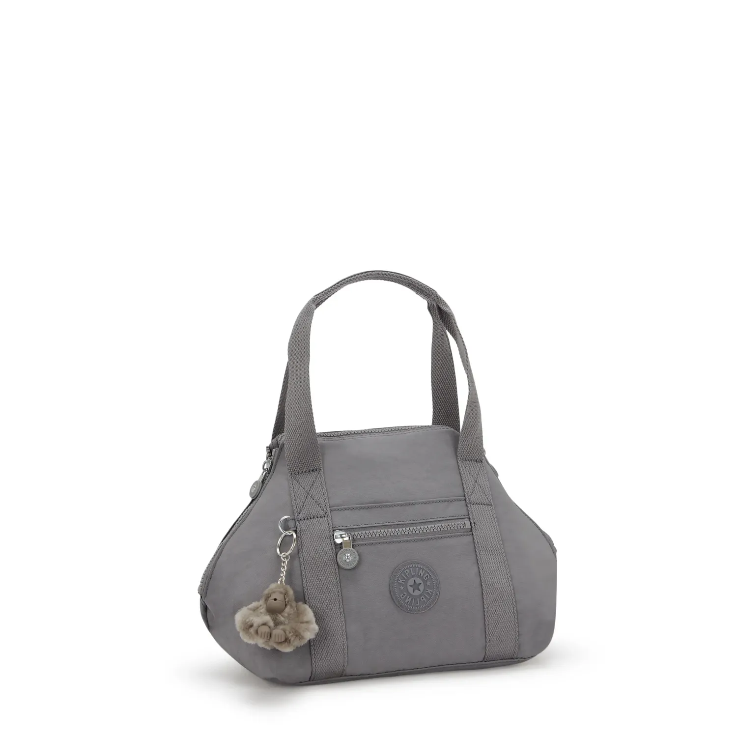 Kipling Art Mini schoudertas Inviting Grey klein waterafstotend