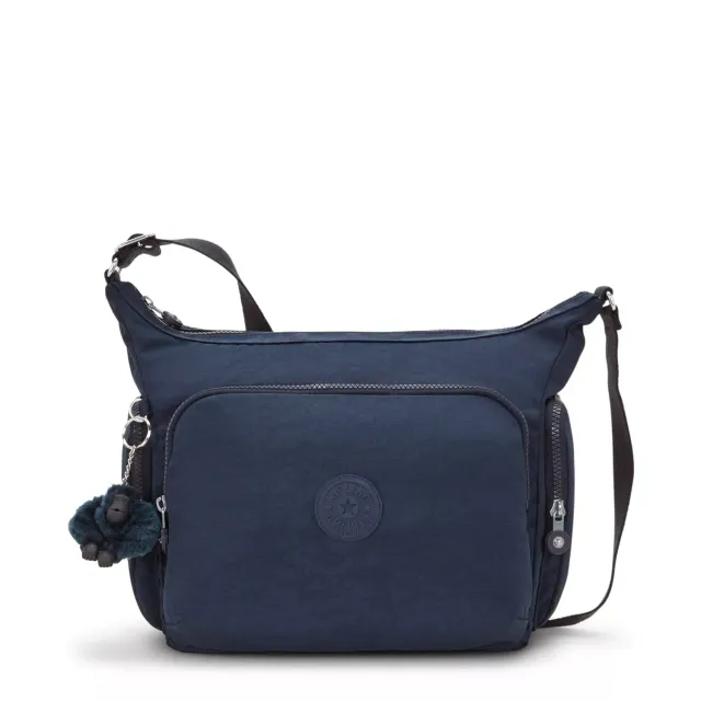 Kipling Gabb crossbody tas Blue Bleu 2 groot handenvrij