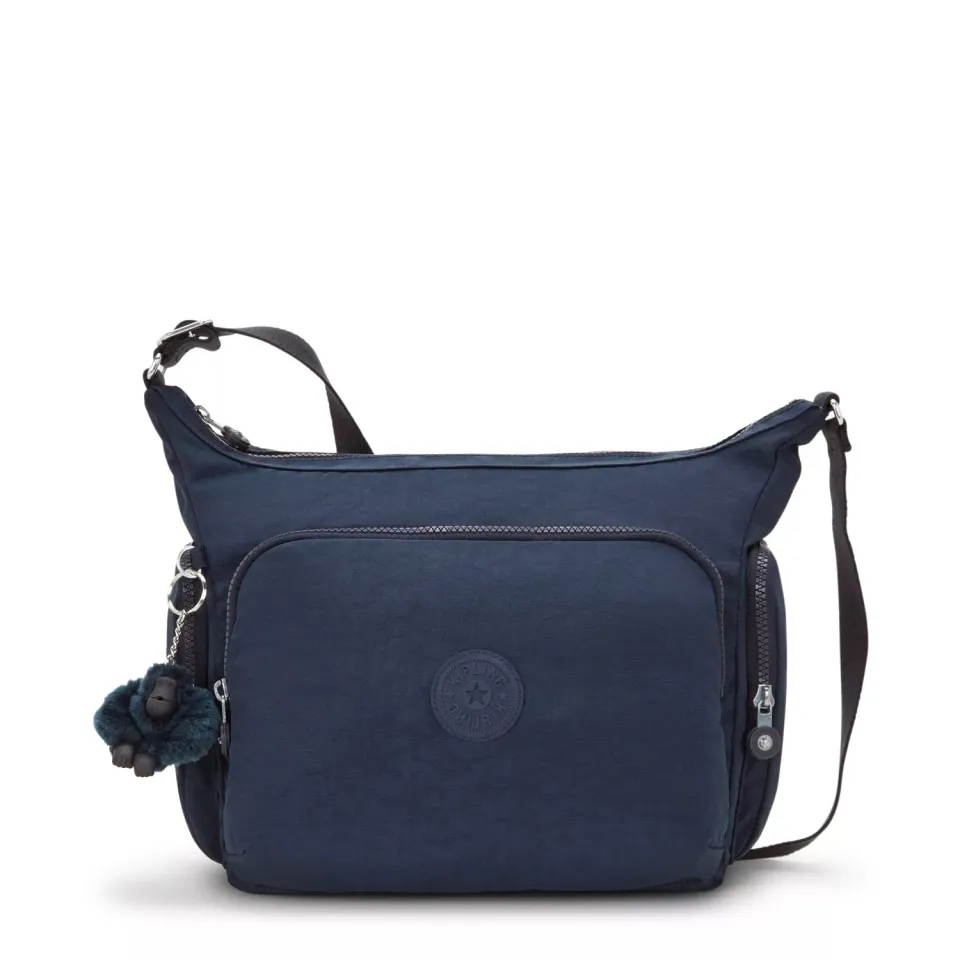 Kipling Gabb crossbody tas Blue Bleu 2 groot handenvrij