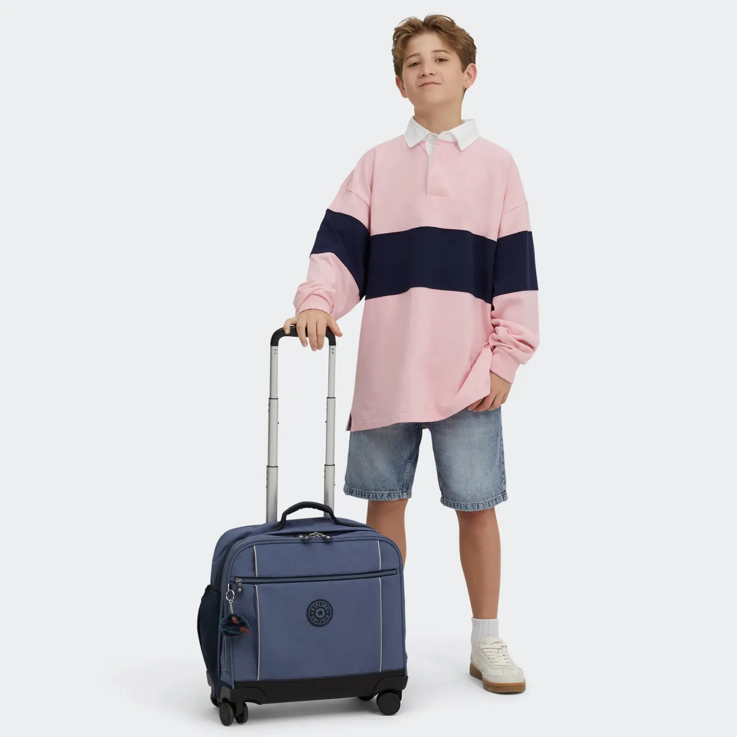 Kipling New Storia trolley Game Grey Groot met laptopvak