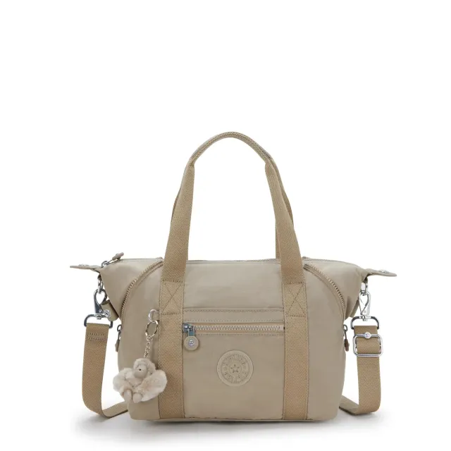 Kipling Art Mini schoudertas Soft Taupe klein waterafstotend